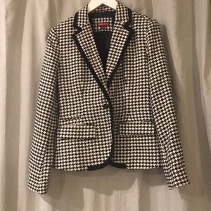Merona herringbone black and white blazer